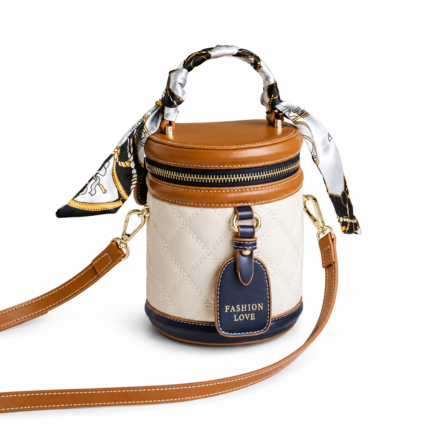 Amélie Quilted Mini Bucket Bag HR06