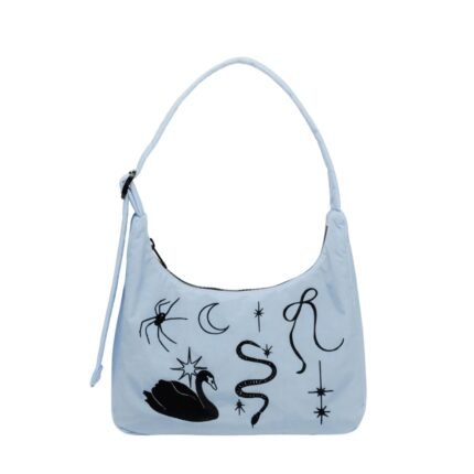 Celestial Blue Graphic Shoulder Bag For Women